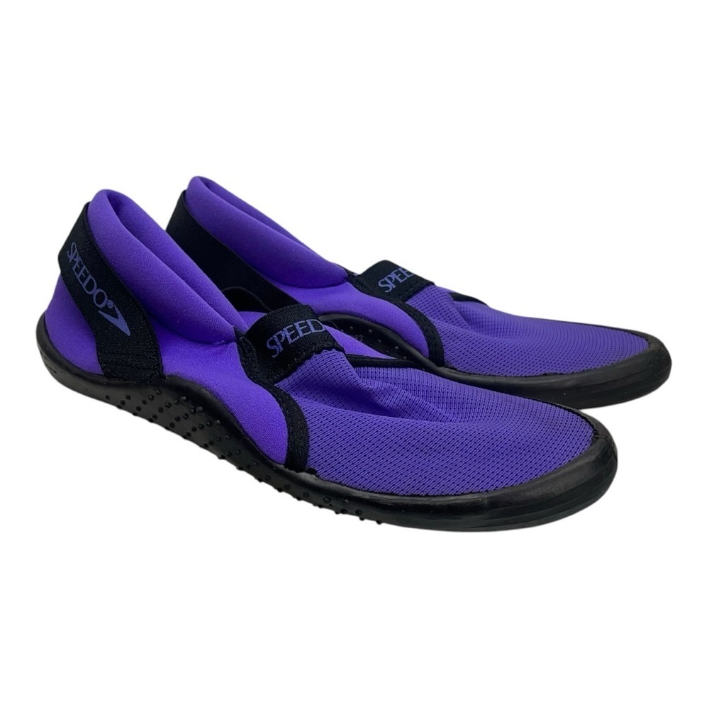 SPEEDO ® Sun Walker SPEEDO water Shoes Size: 4 
- Purple and Black